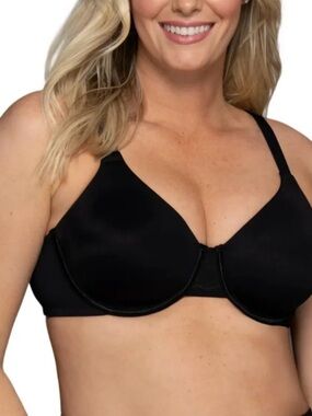 Vanity Fair underwire full figure Bra - Black